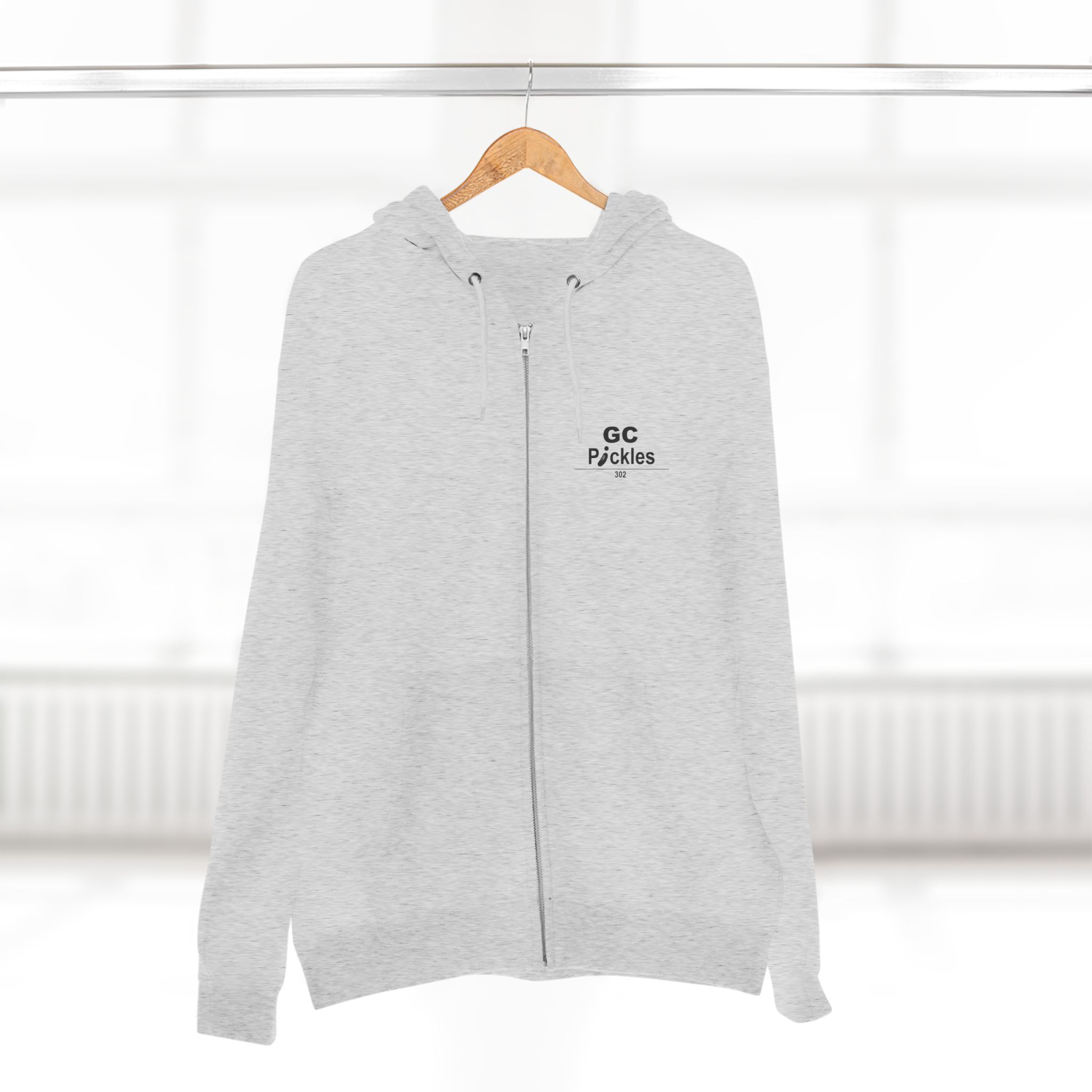 GC Unisex Zip Medium-Heavy Hoodie - Image 4