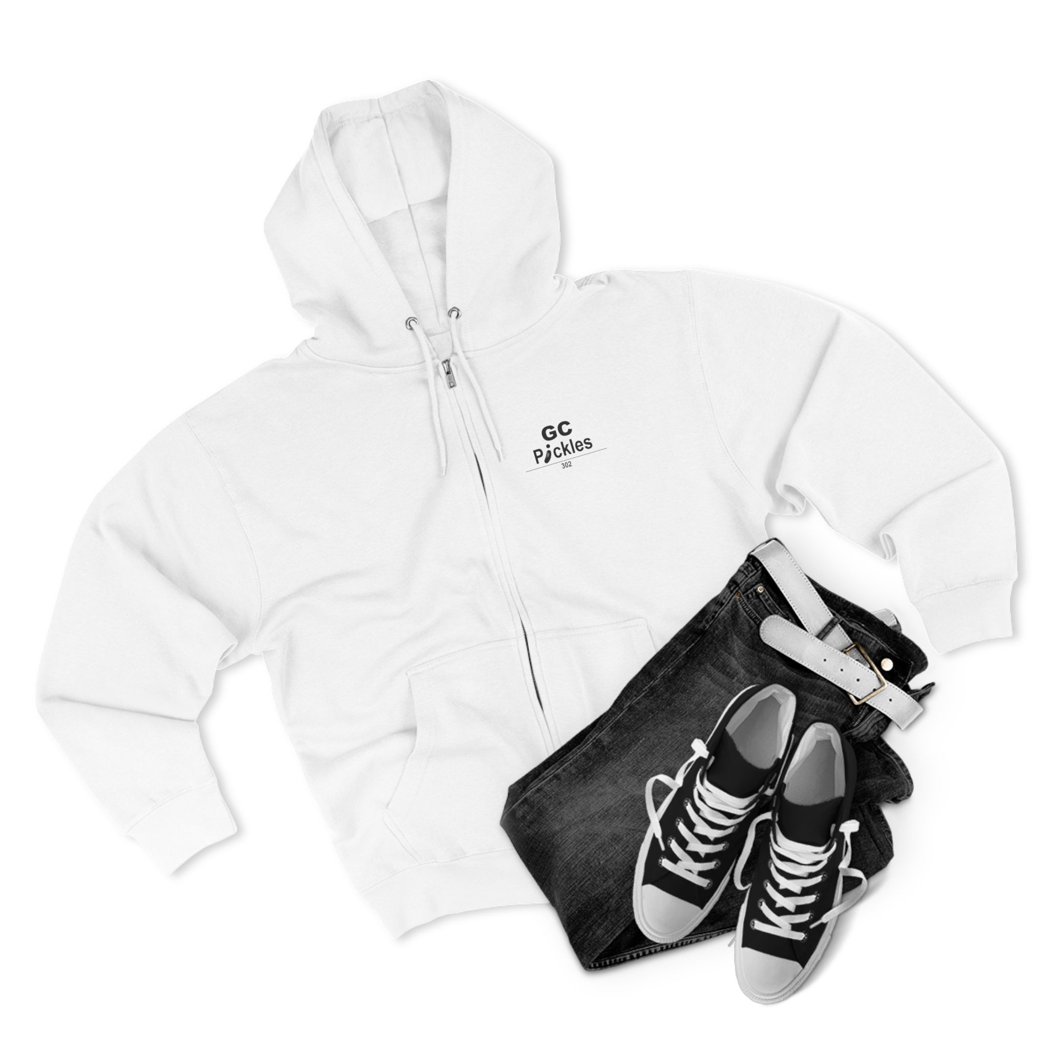 GC Unisex Zip Medium-Heavy Hoodie - Image 7