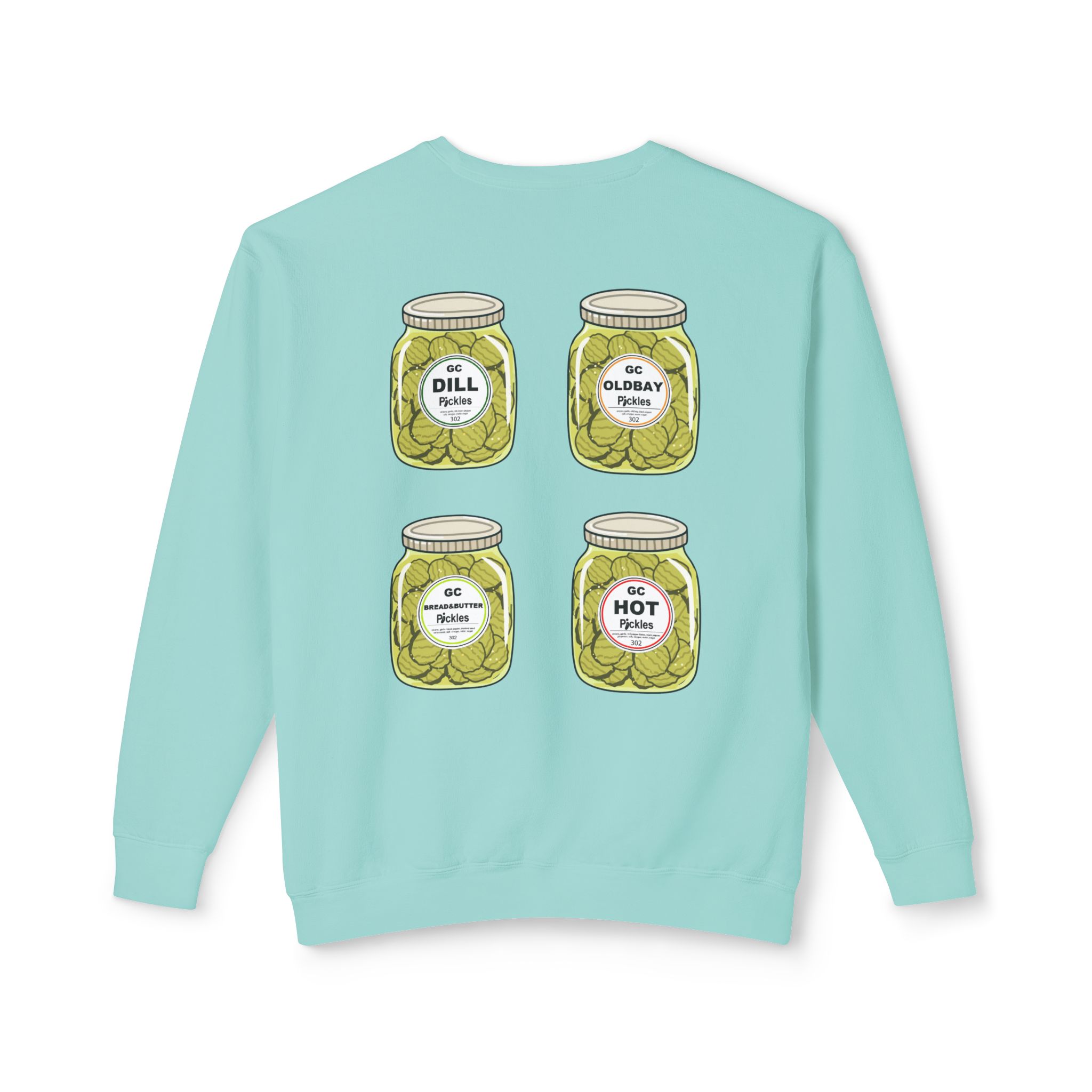 GC Cartoon Jar - Unisex Lightweight Crewneck Sweatshirt - Image 10
