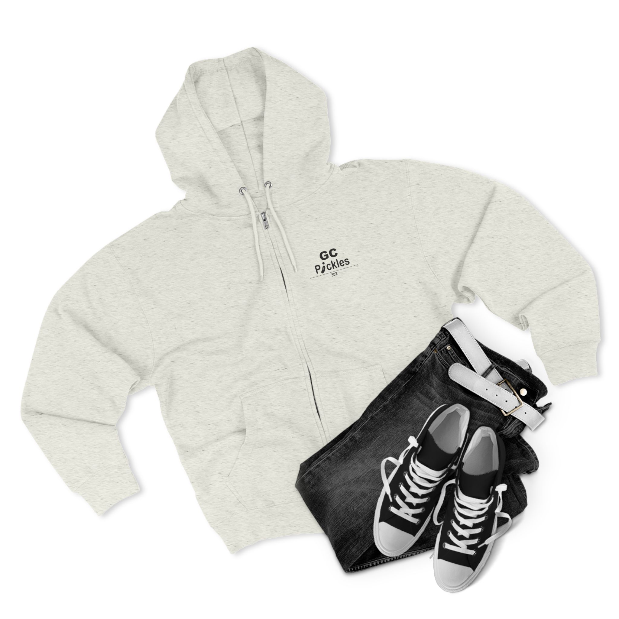 GC Unisex Zip Medium-Heavy Hoodie - Image 11