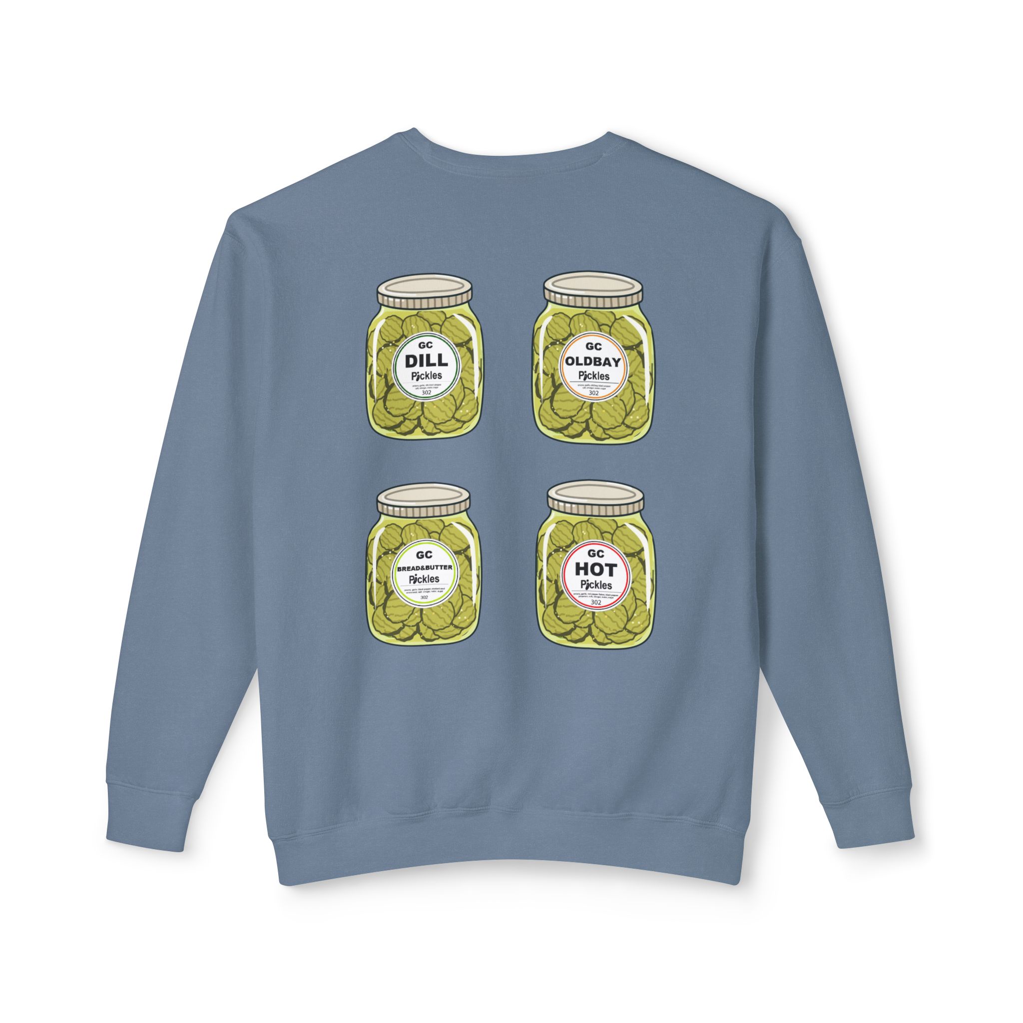 GC Cartoon Jar - Unisex Lightweight Crewneck Sweatshirt - Image 14