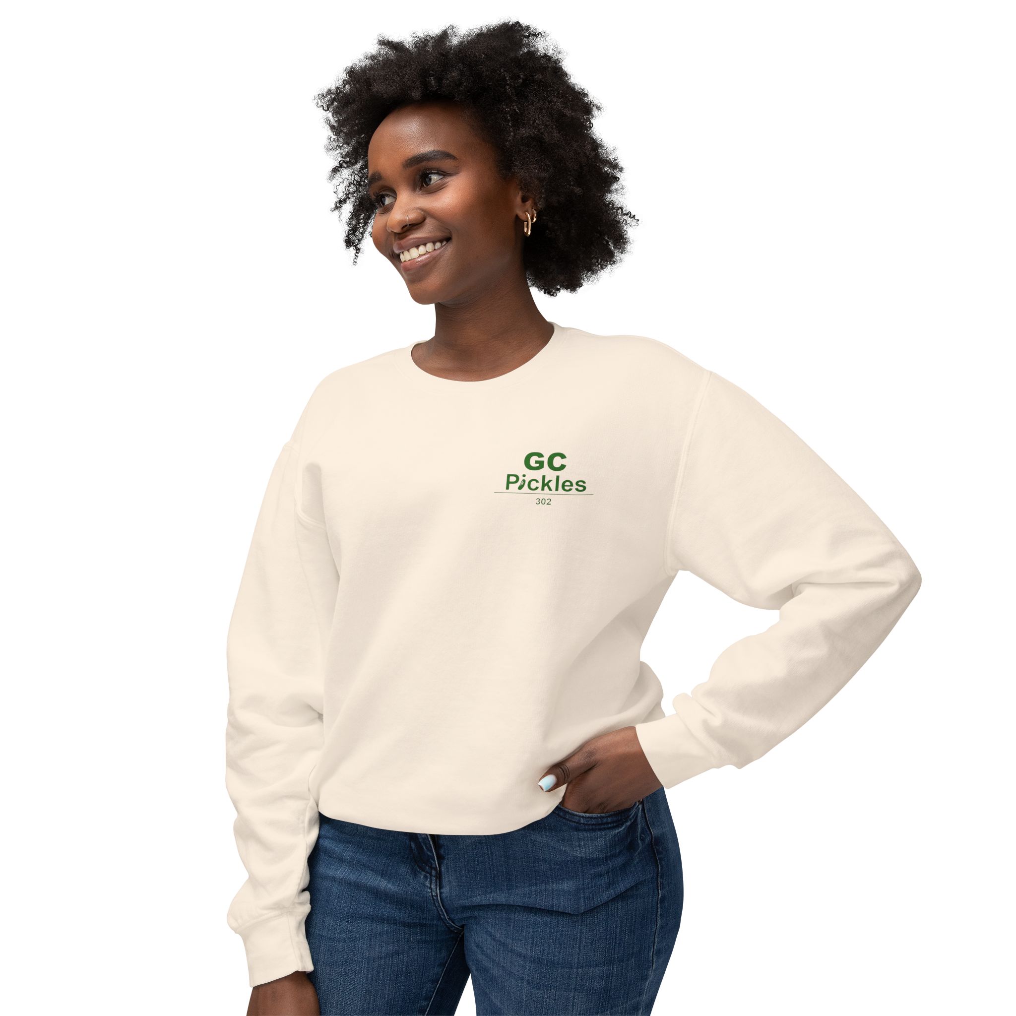 GC Cartoon Jar - Unisex Lightweight Crewneck Sweatshirt - Image 3