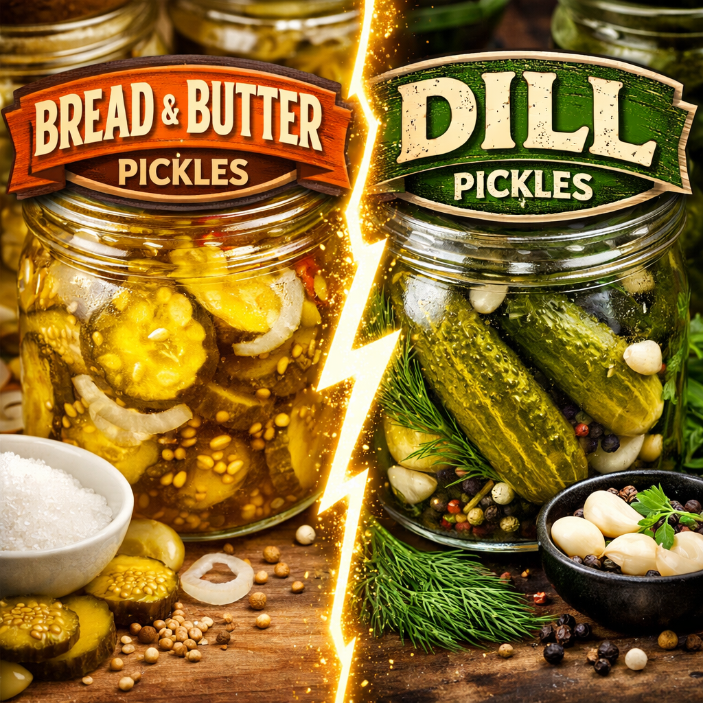 Dill Pickles vs. Bread and Butter Pickles: What’s the Difference?