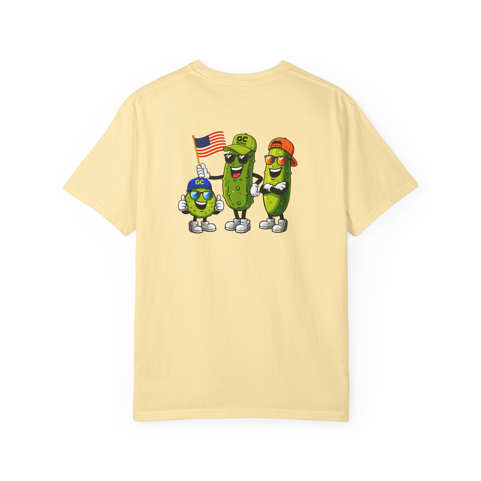 GC Pickles — 'Pickle Family' Patriotic Cartoon Graphic Tee - Image 14
