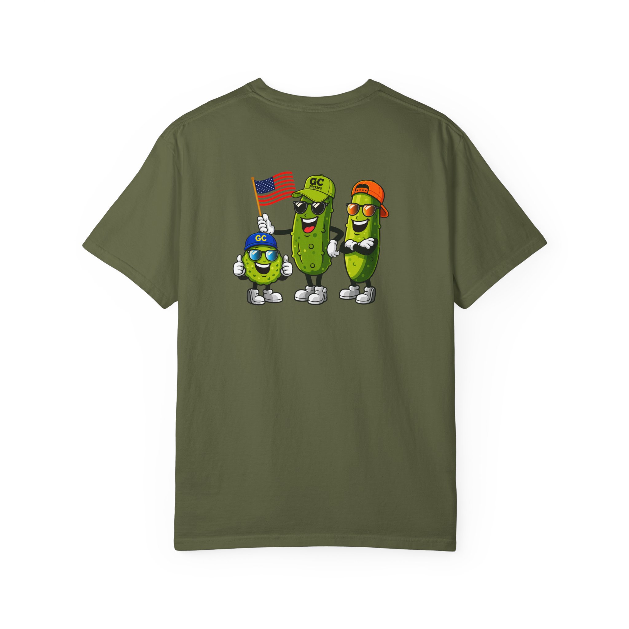 GC Pickles — 'Pickle Family' Patriotic Cartoon Graphic Tee - Image 18