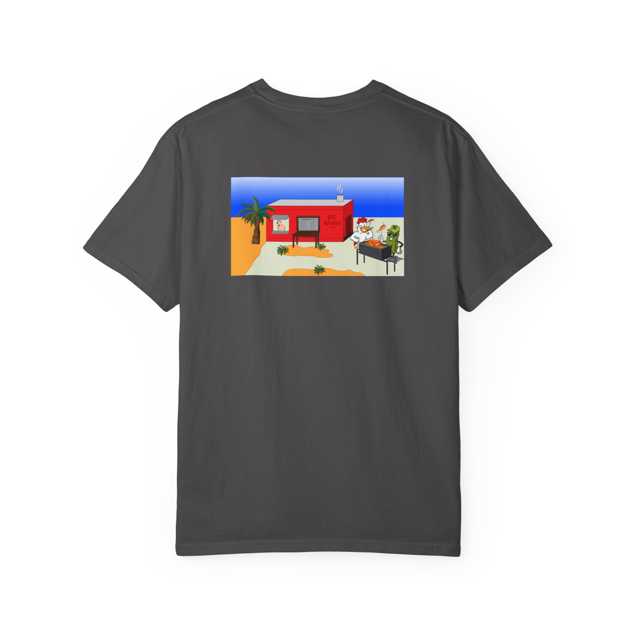 GC x Smokin Dz - BBQ Pickle - Unisex T-shirt - Image 2
