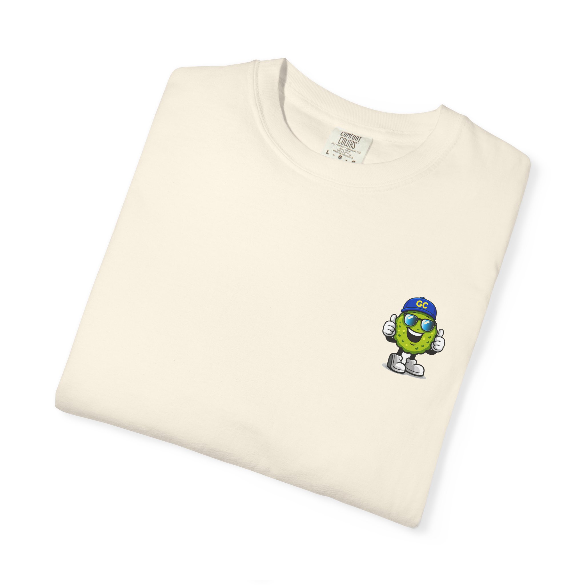 Pickle Mascot T-Shirt — 'GC Pickles' Retro Logo Tee - Image 3