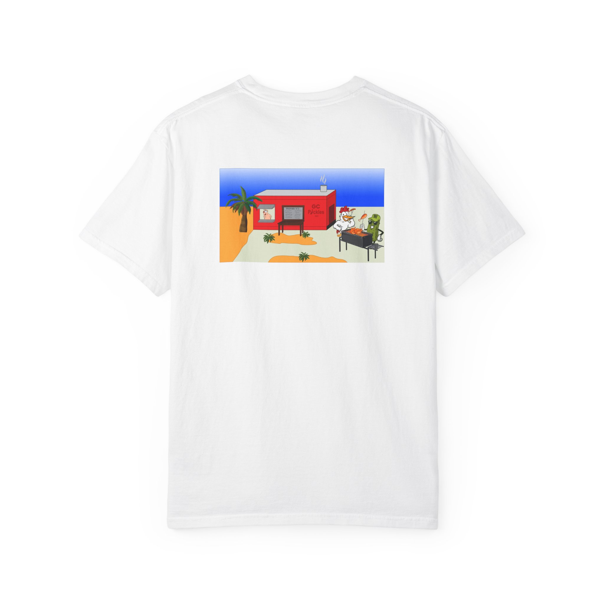 GC x Smokin Dz - BBQ Pickle - Unisex T-shirt - Image 6