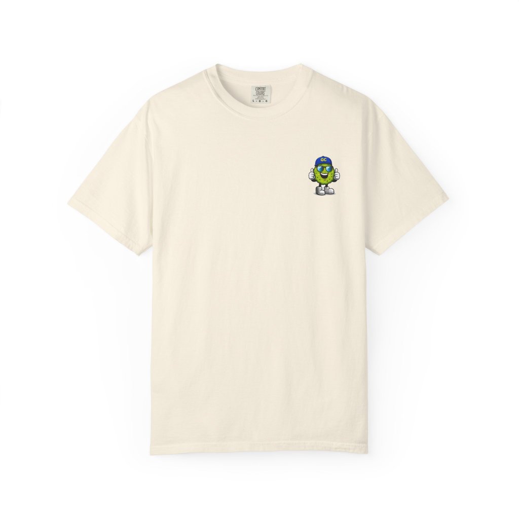 Pickle Mascot T-Shirt — 'GC Pickles' Retro Logo Tee