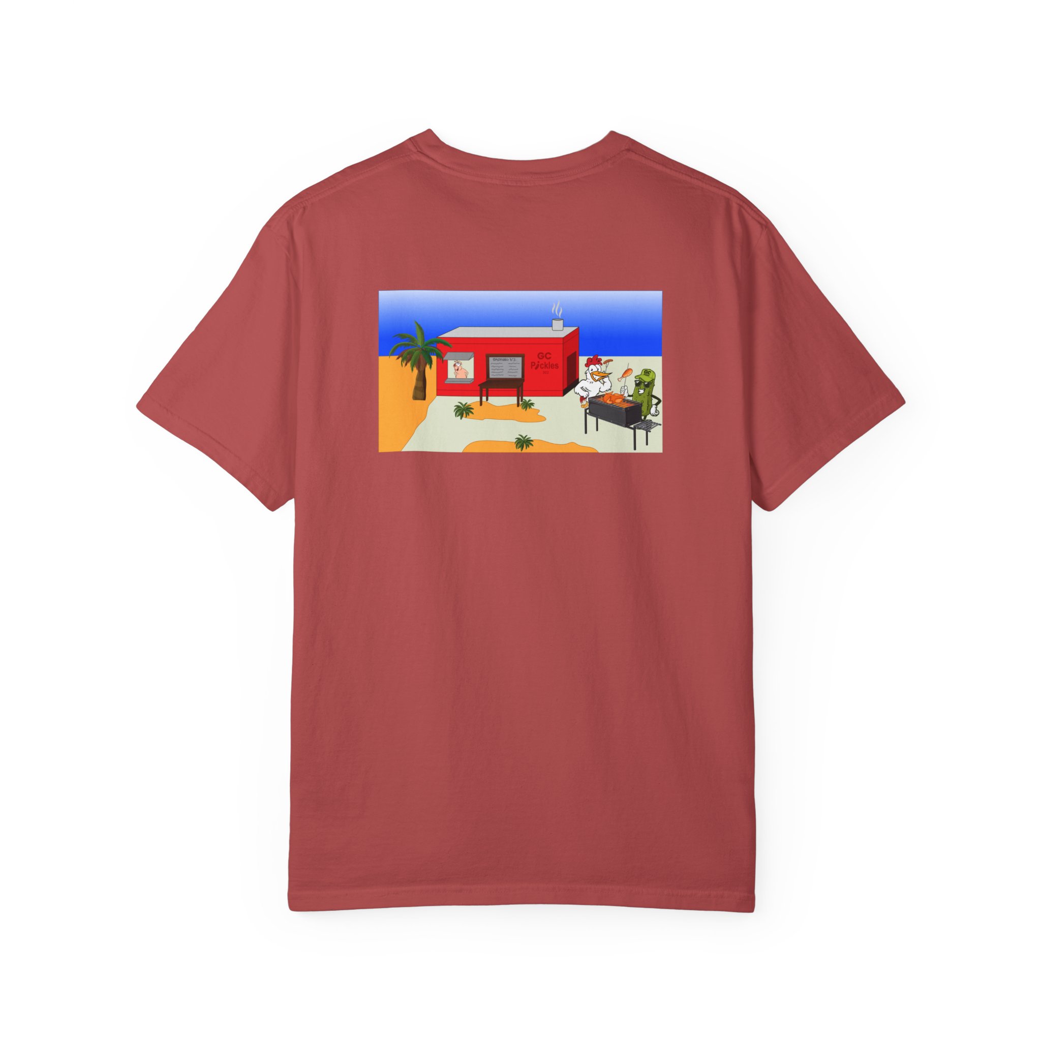 GC x Smokin Dz - BBQ Pickle - Unisex T-shirt - Image 22