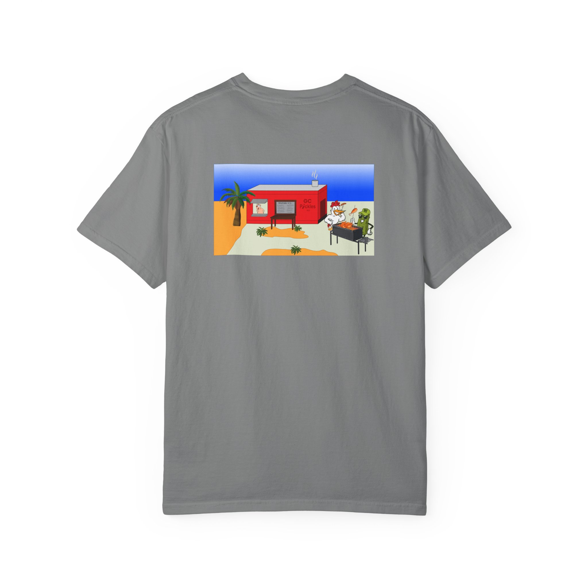 GC x Smokin Dz - BBQ Pickle - Unisex T-shirt - Image 10