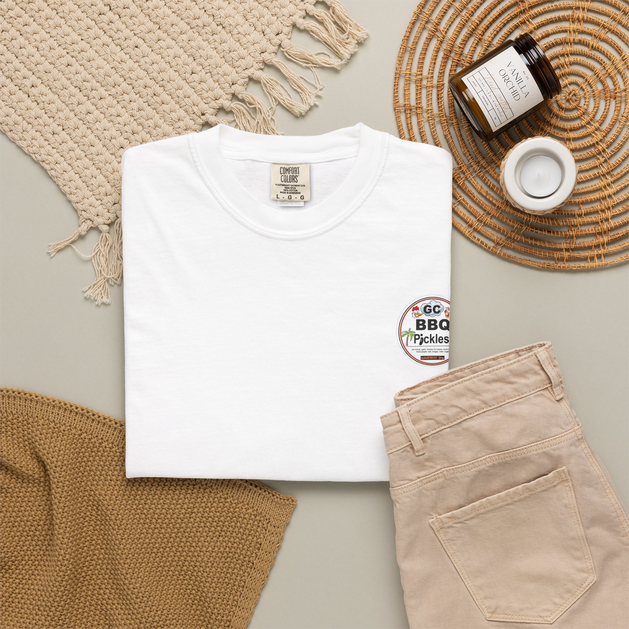 GC x Smokin Dz - BBQ Pickle - Unisex T-shirt - Image 8