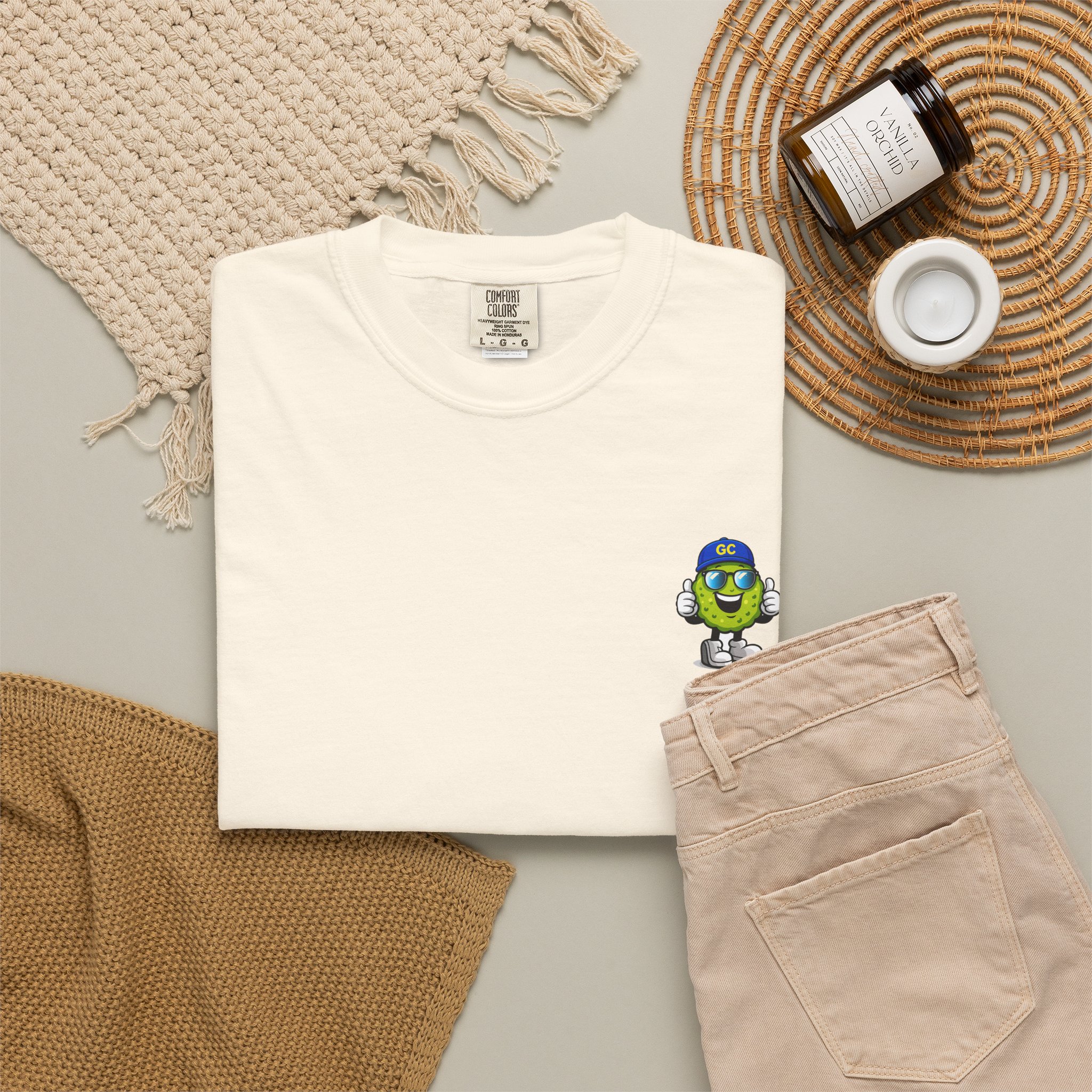 Pickle Mascot T-Shirt — 'GC Pickles' Retro Logo Tee - Image 4