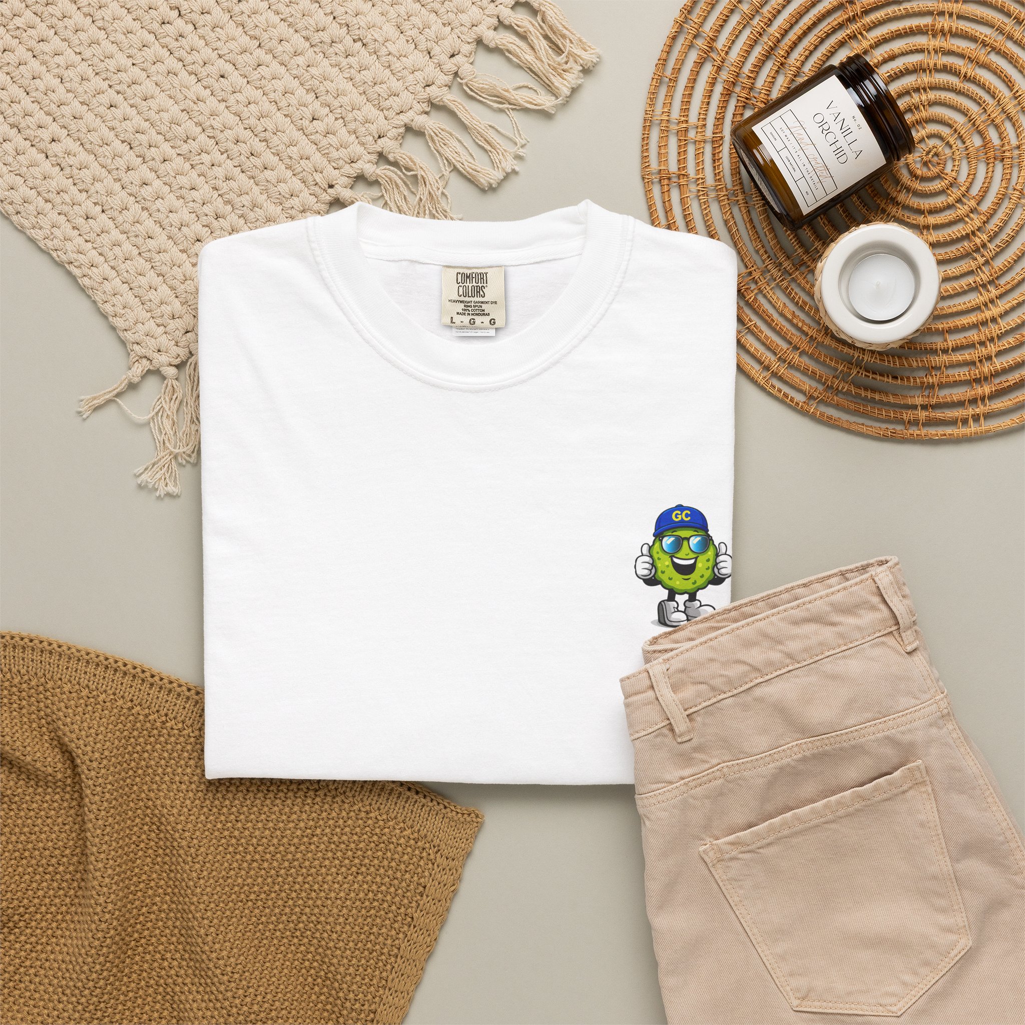 Pickle Mascot T-Shirt — 'GC Pickles' Retro Logo Tee - Image 8